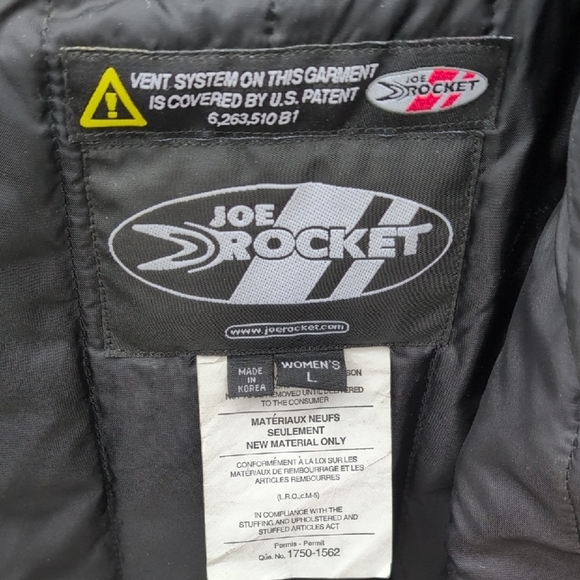 Joe Rocket Black and Gray Performance Jacket - Picture 7 of 12